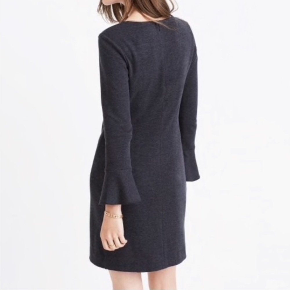 Euc Madewell Jersey Knit Bell Sleeve Shift Dress - Picture 4 of 9